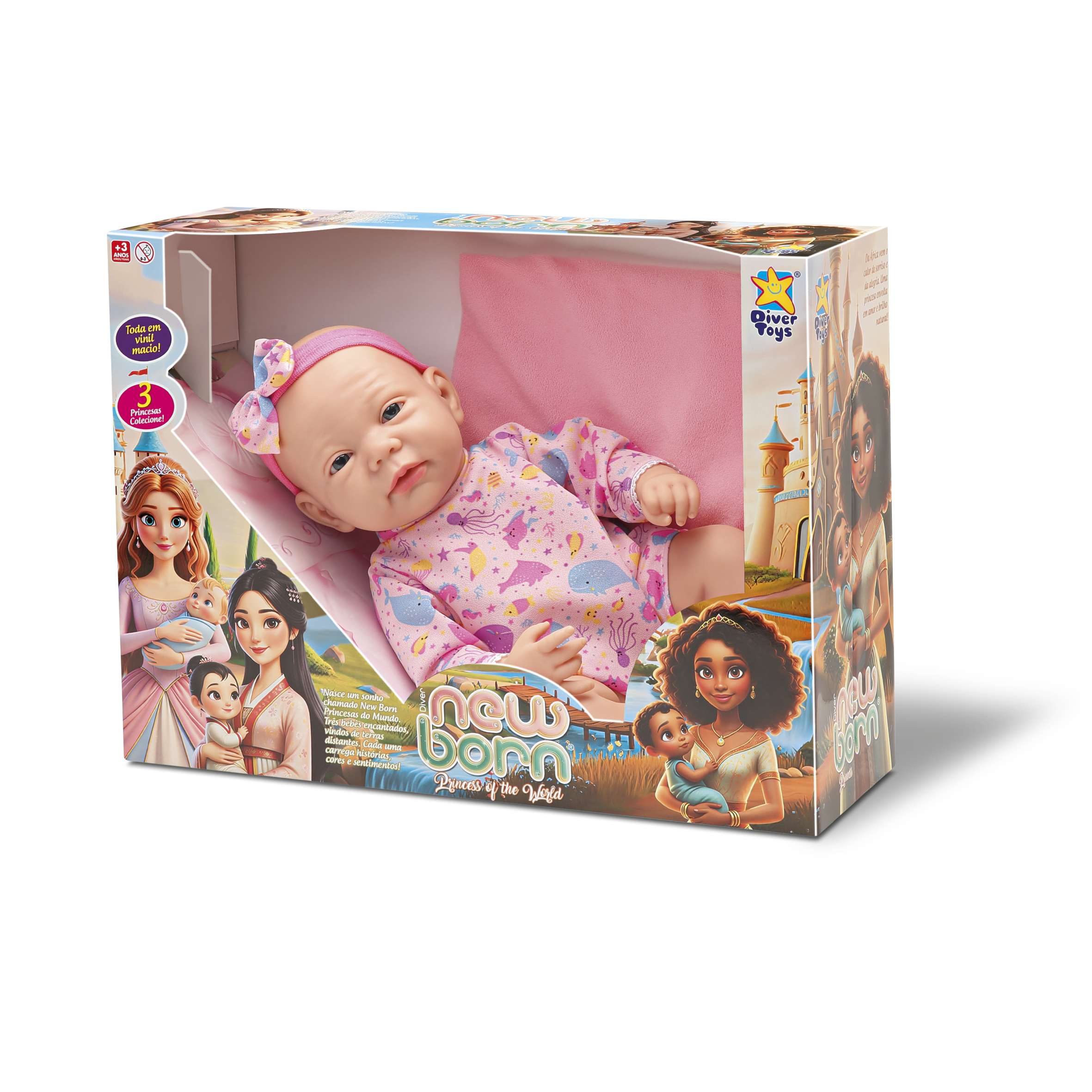 BONECA NEW BORN COLLECTION CAUCASIANO